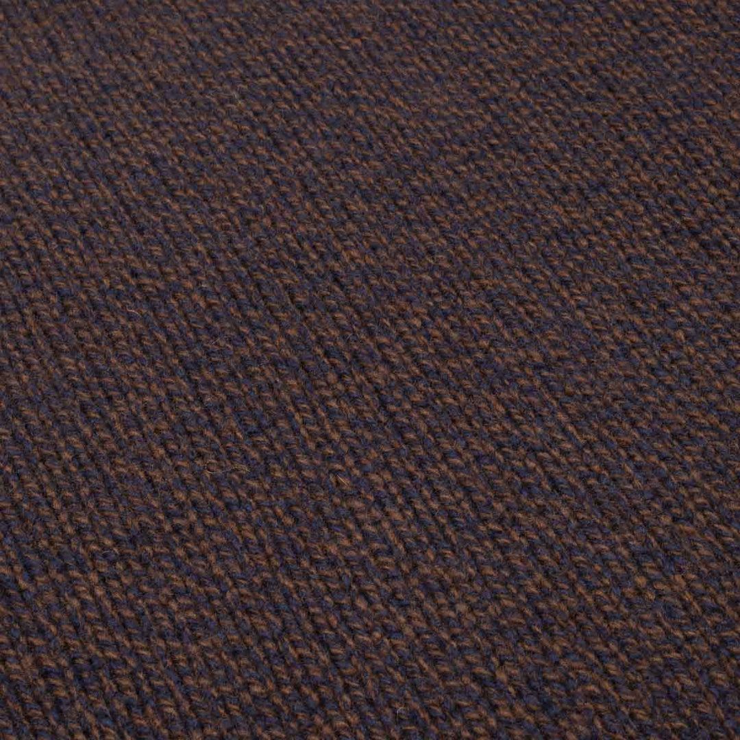 Funnel Neck Jumper - Chocolate Melange