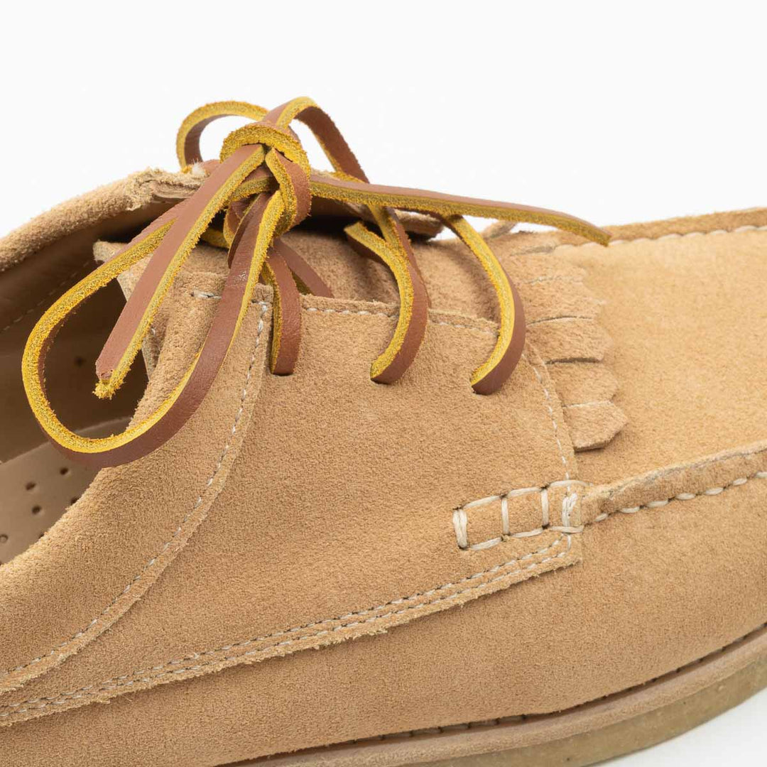 Moc Crepe Fringe Shoe - Sand