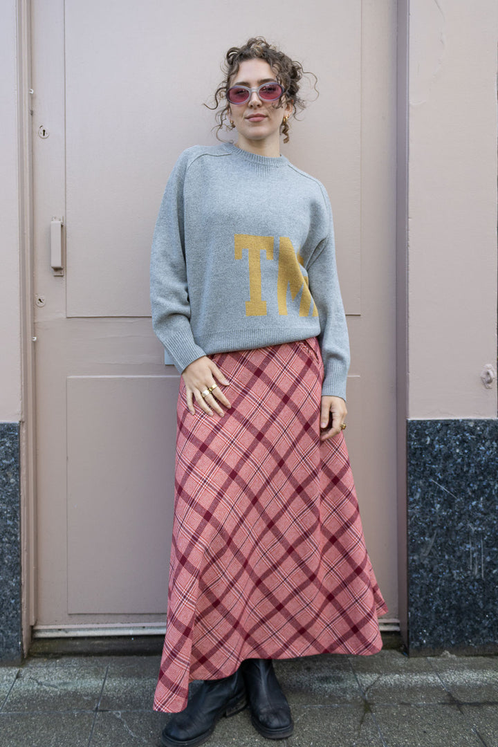 Big Logo Crewneck Sweater - Grey