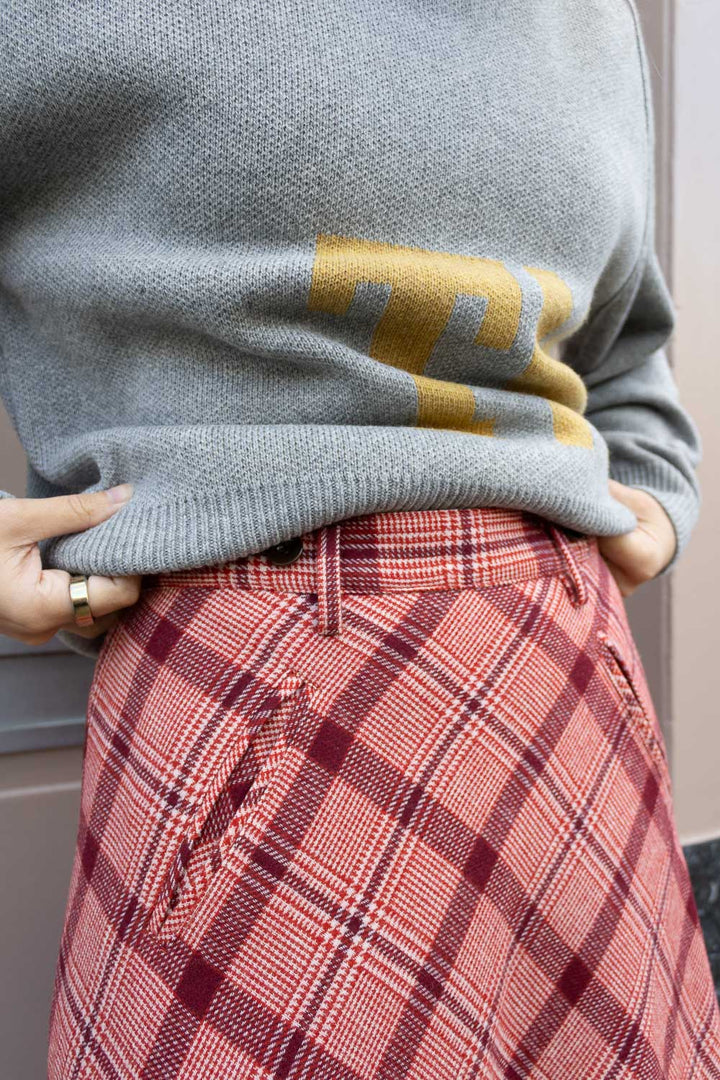 Big Logo Crewneck Sweater - Grey