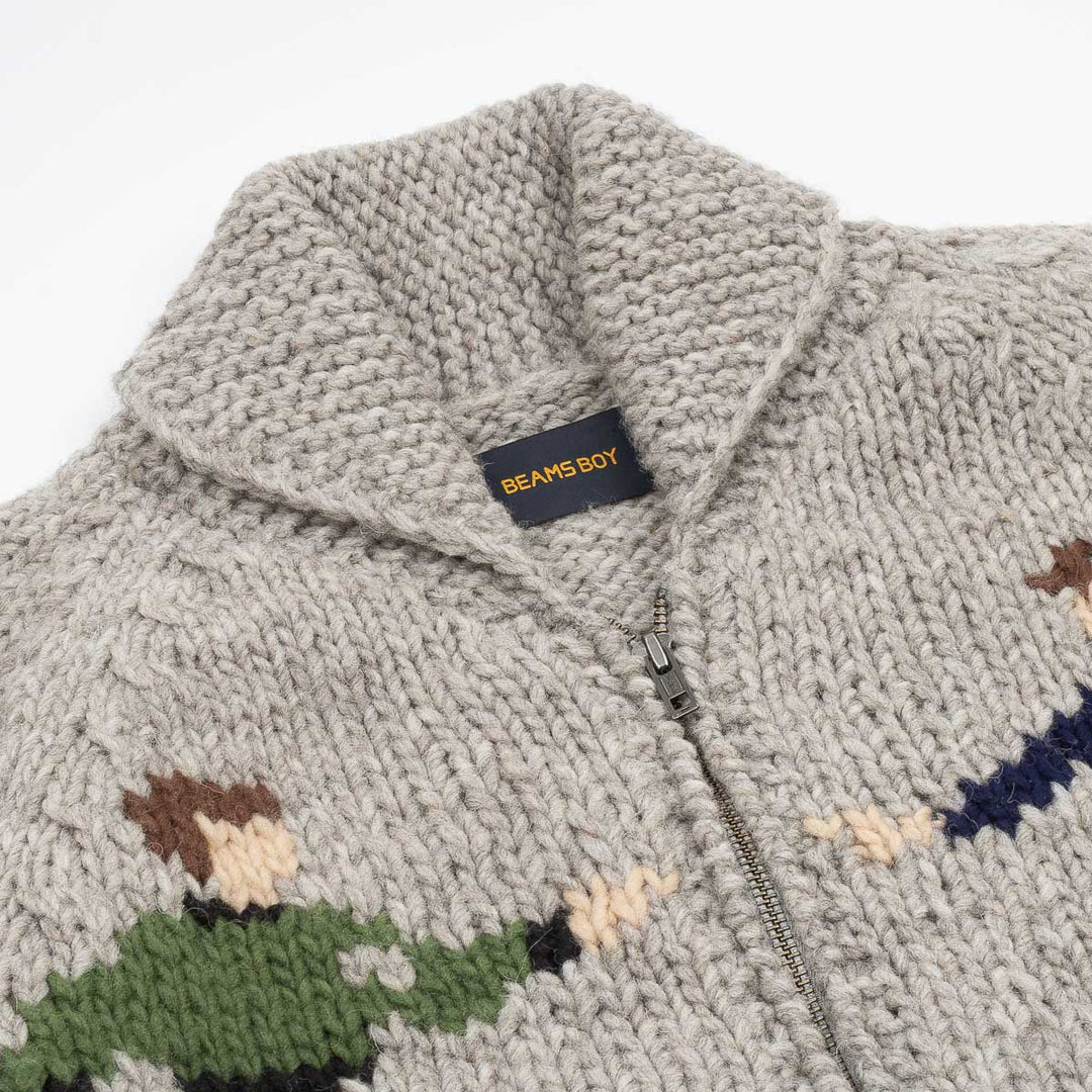 Wool Hand Knit - Grey