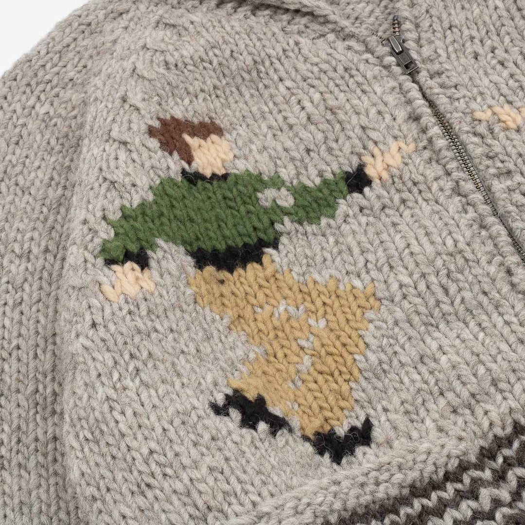 Wool Hand Knit - Grey