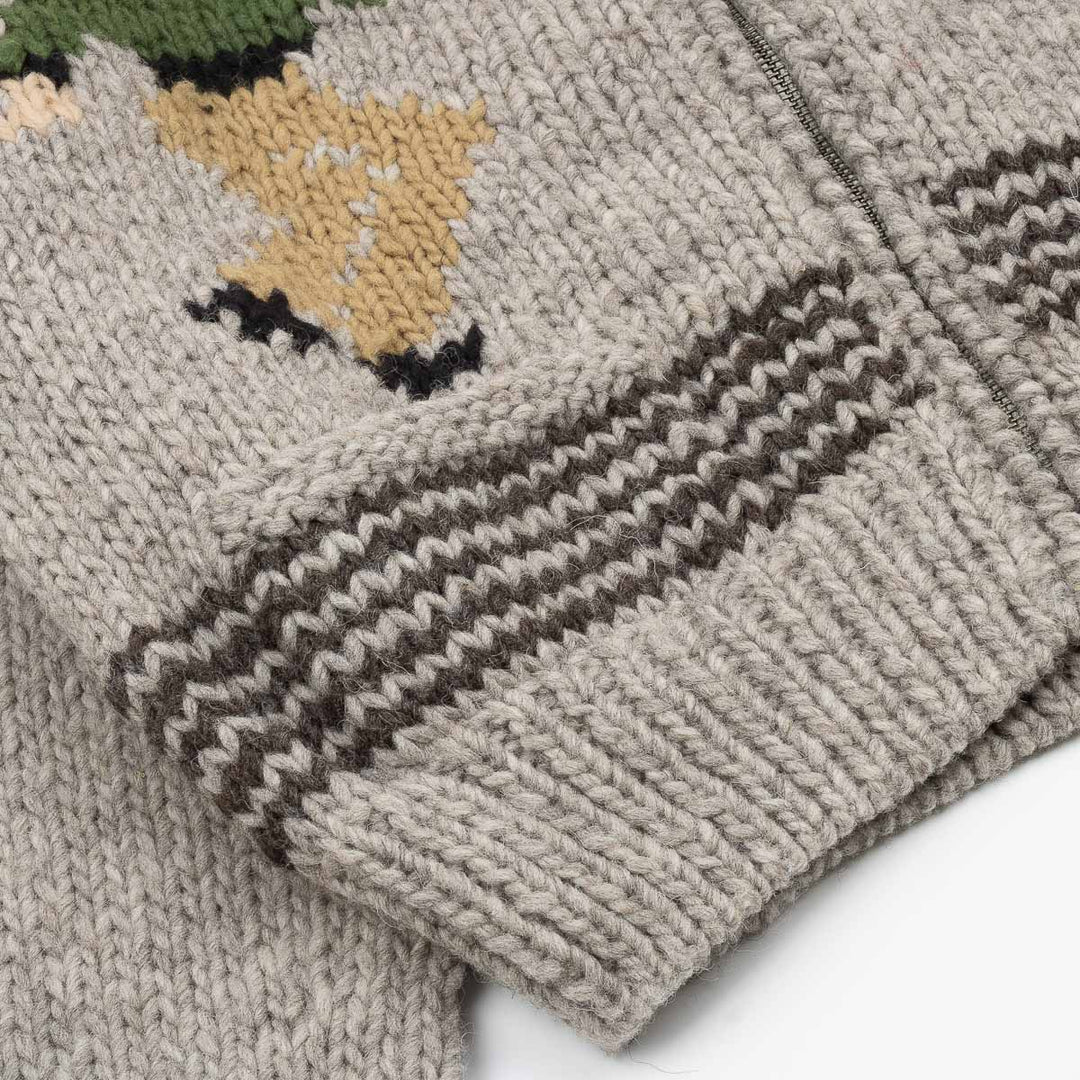 Wool Hand Knit - Grey