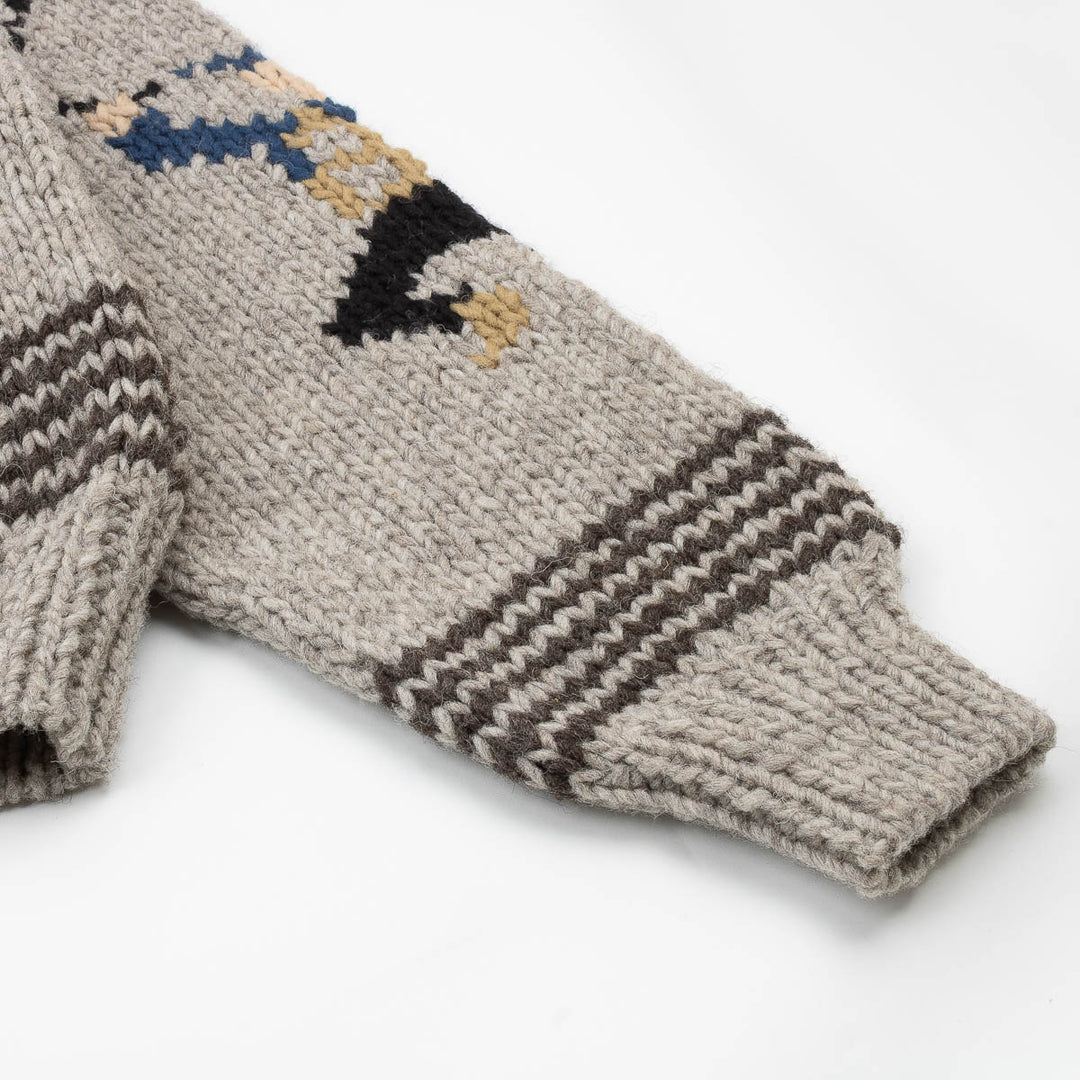 Wool Hand Knit - Grey