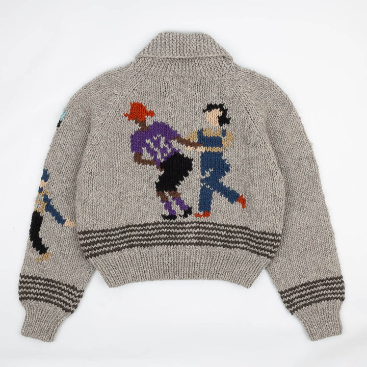 Wool Hand Knit - Grey