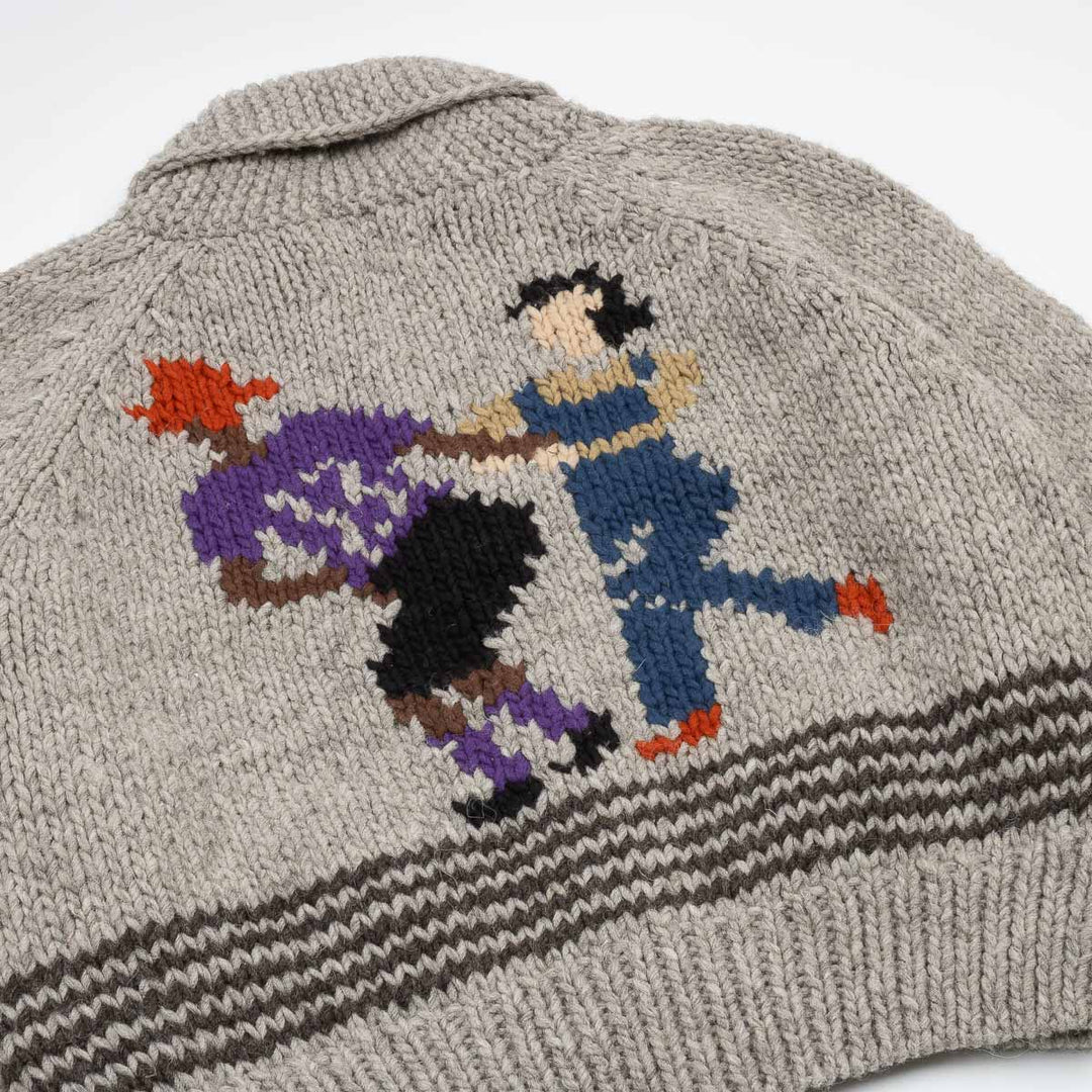 Wool Hand Knit - Grey