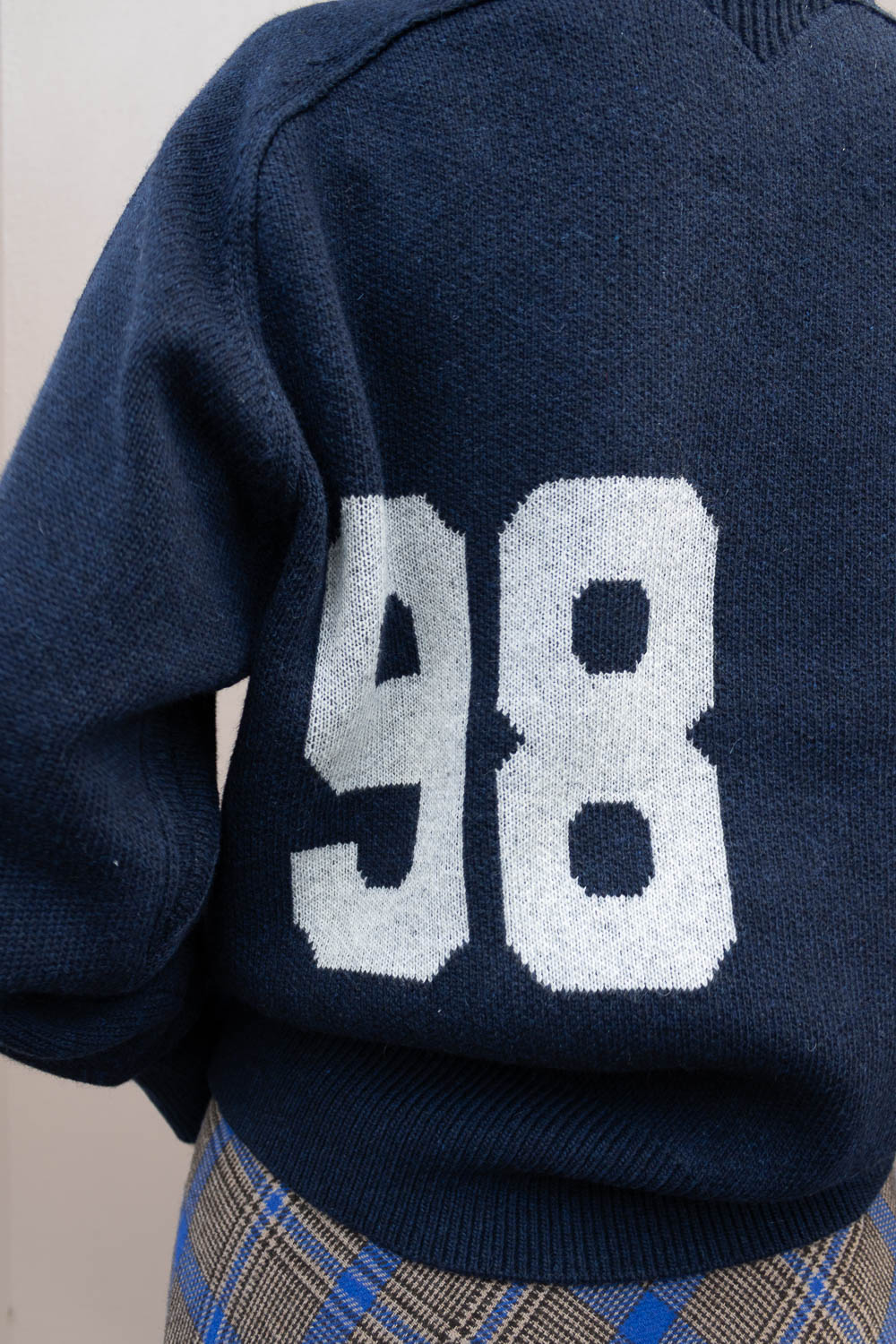 Big Logo Crewneck Sweater - Navy