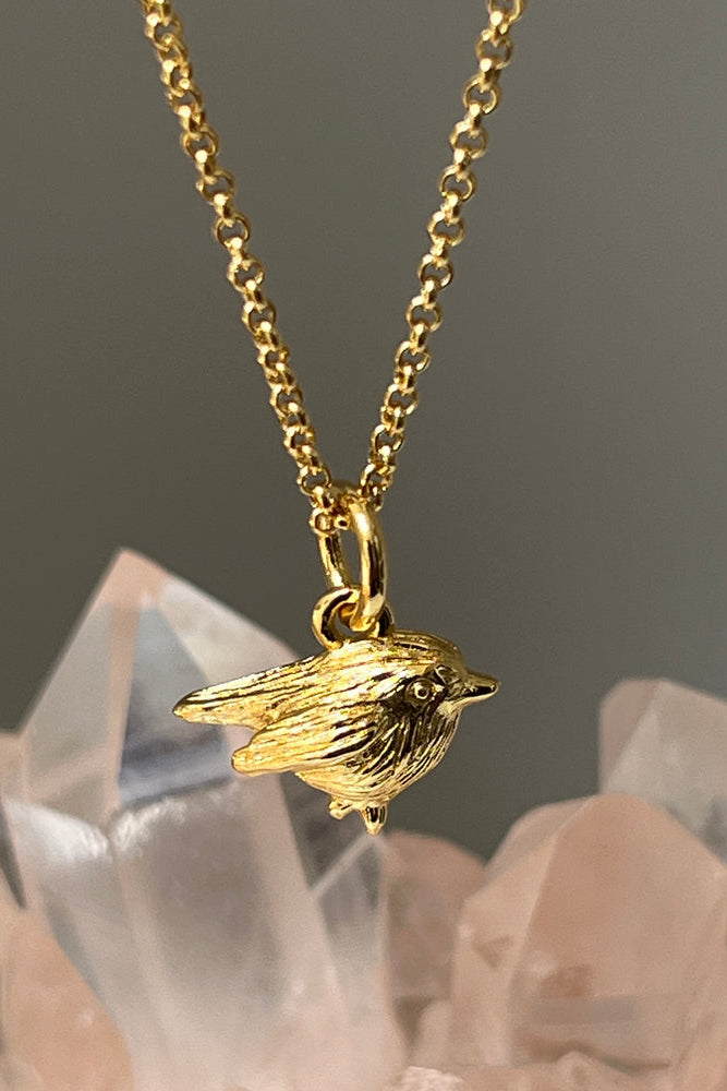 Robin Charm Pendant Necklace