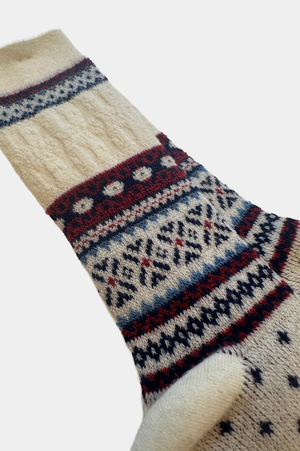 Snow Links JQ Crew Socks - Off White