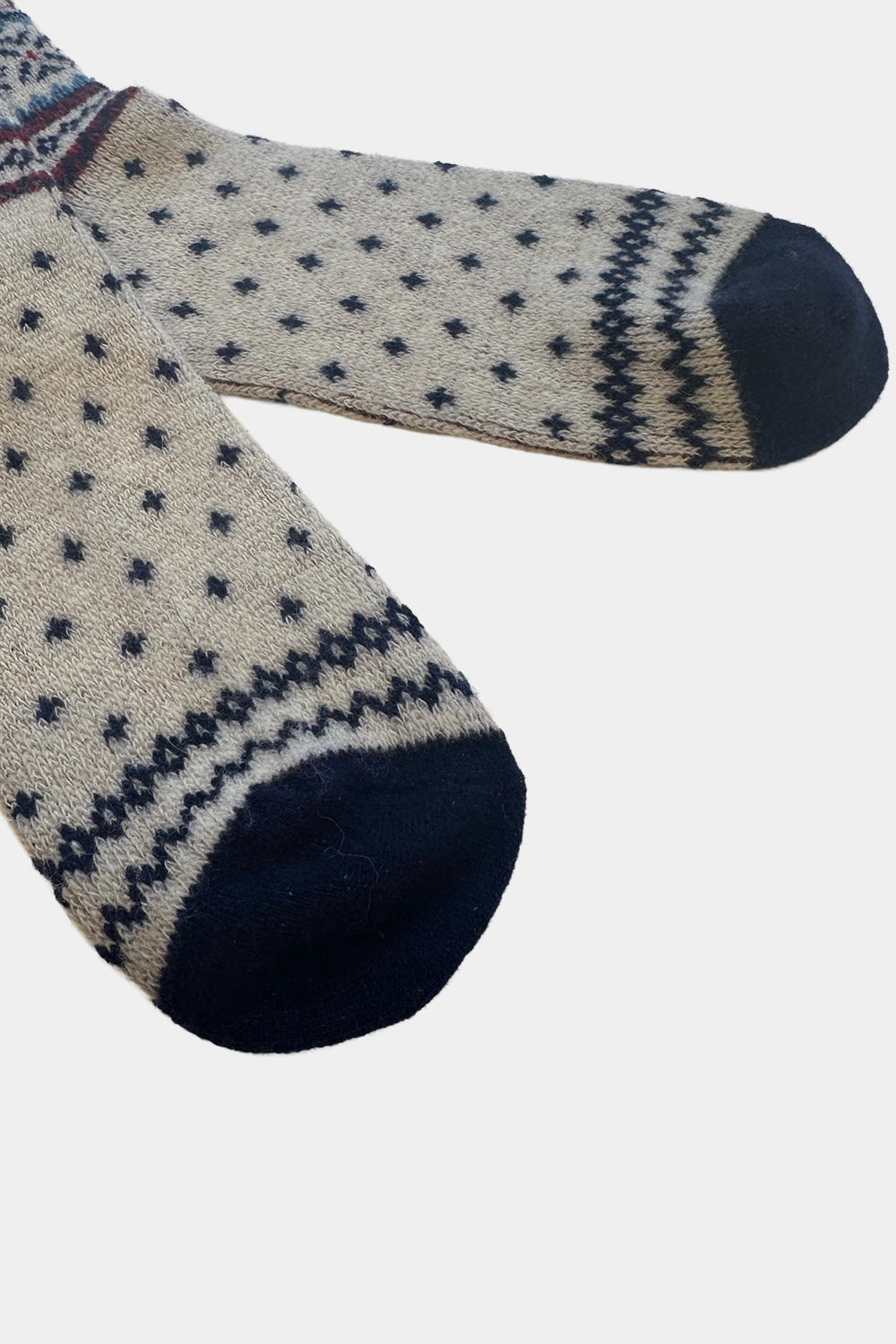 Snow Links JQ Crew Socks - Off White