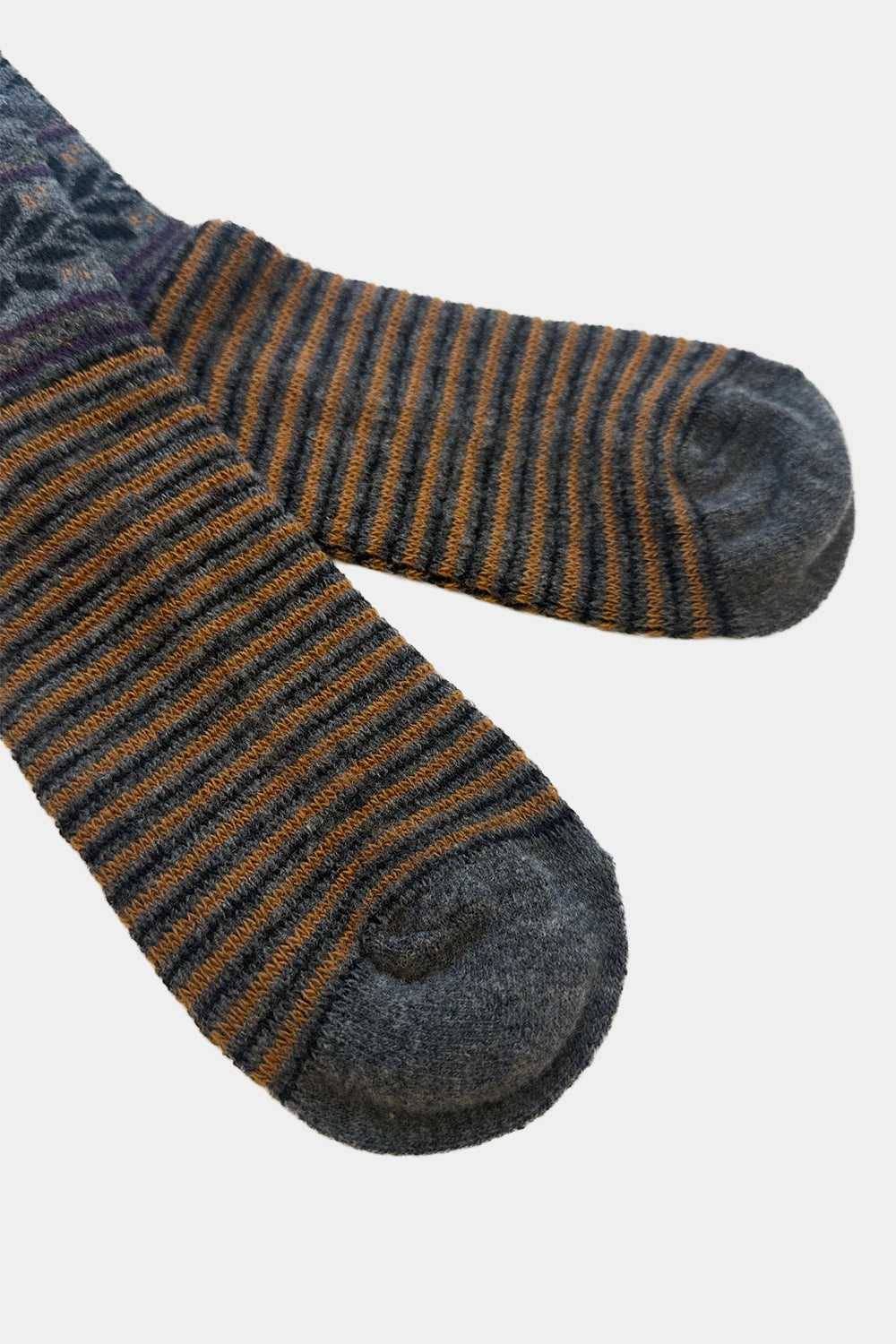 Wool Deer Snow Socks - M Grey