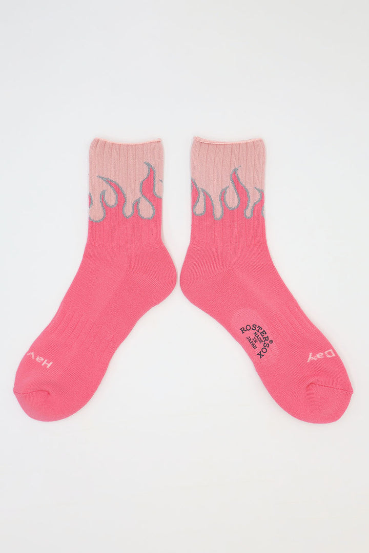 Fire Socks - Pink
