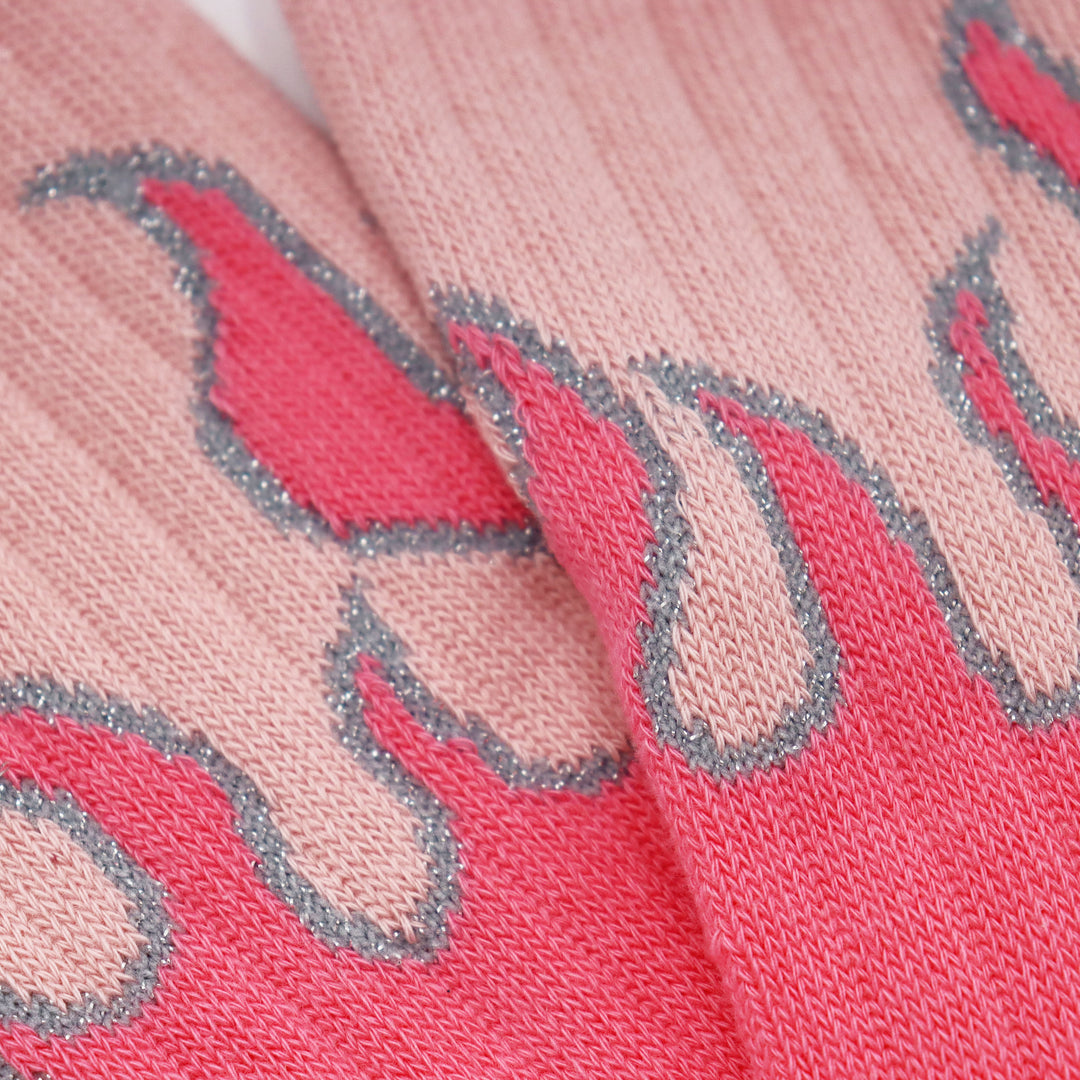 Fire Socks - Pink