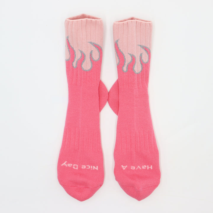 Fire Socks - Pink