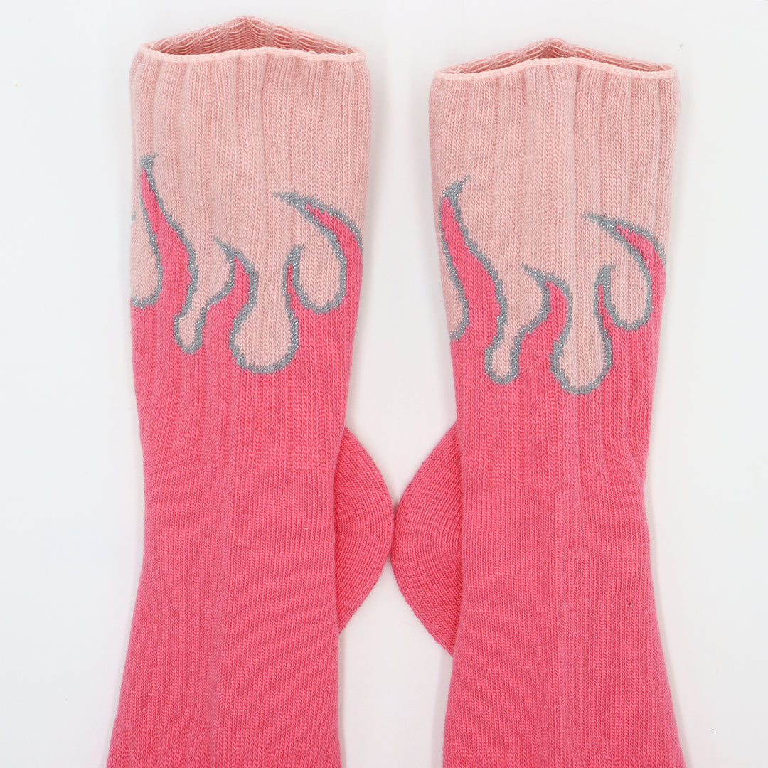 Fire Socks - Pink