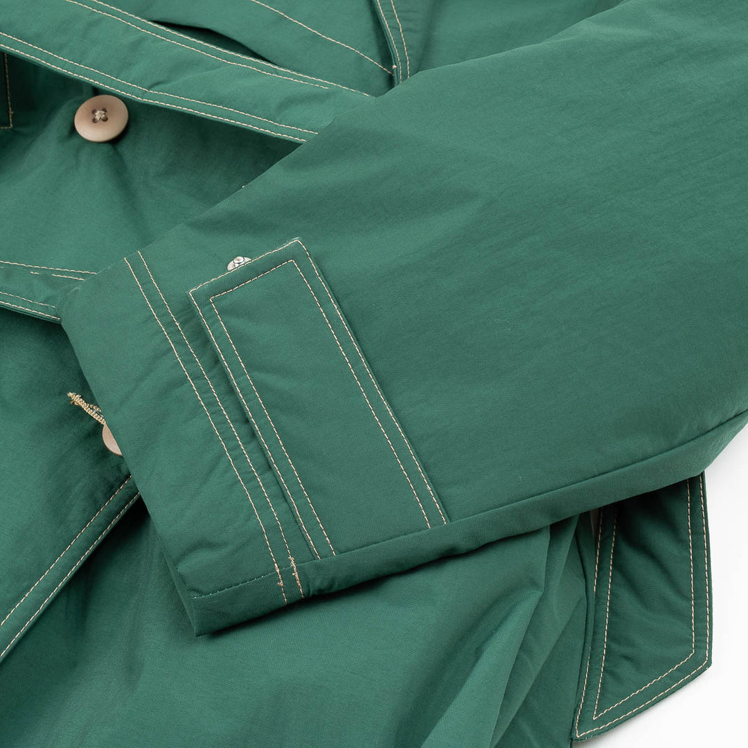 Oversized Trenchcoat - Bottle Green