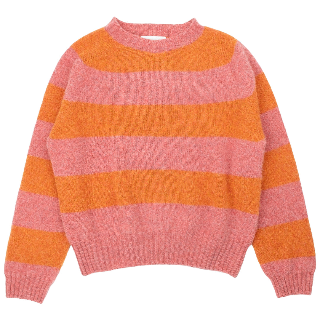 YMC x FRONTIERS Jets Jumper - Rosebud/Jaffa