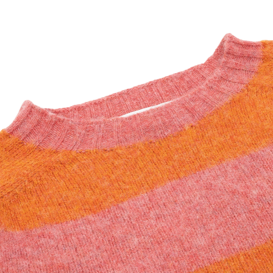 YMC x FRONTIERS Jets Jumper - Rosebud/Jaffa