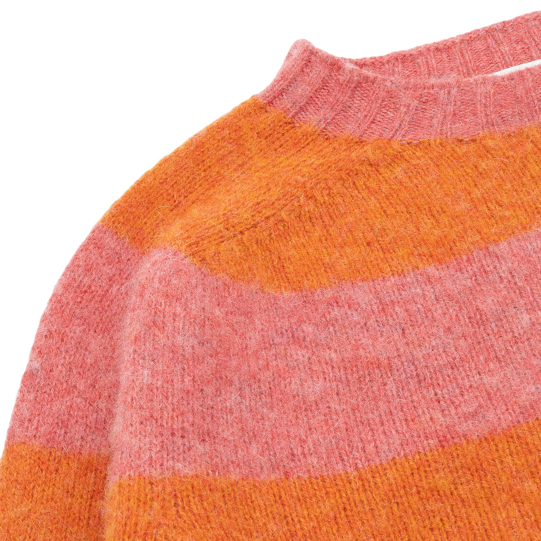 YMC x FRONTIERS Jets Jumper - Rosebud/Jaffa