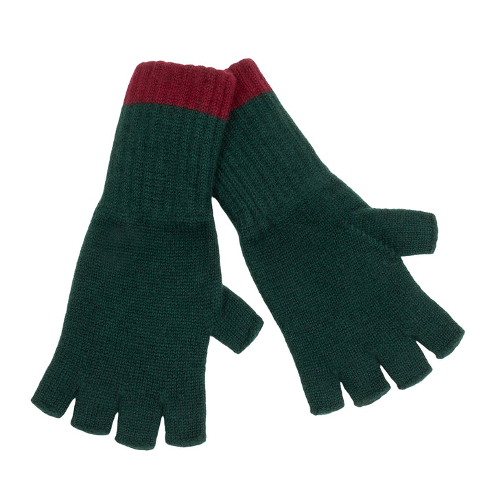 Cashmere Gloves - Bottle/Claret