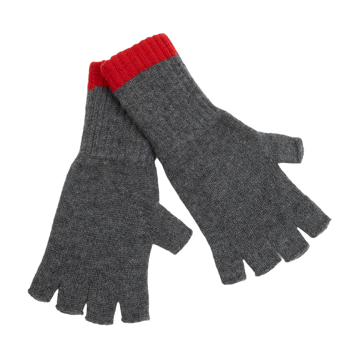 Cashmere Gloves - Darby/Regal Red