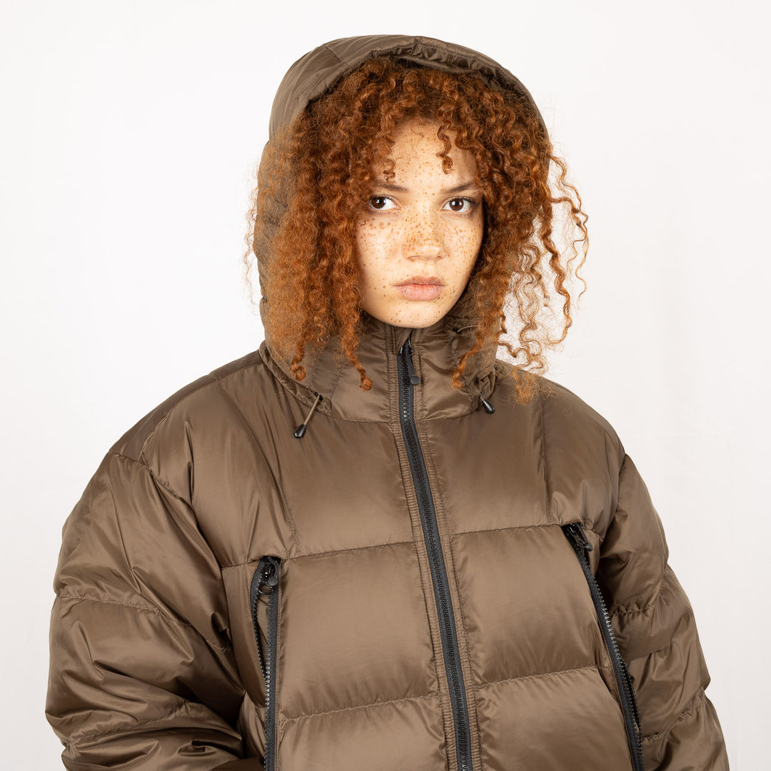 Altavia Down Parka - Brown