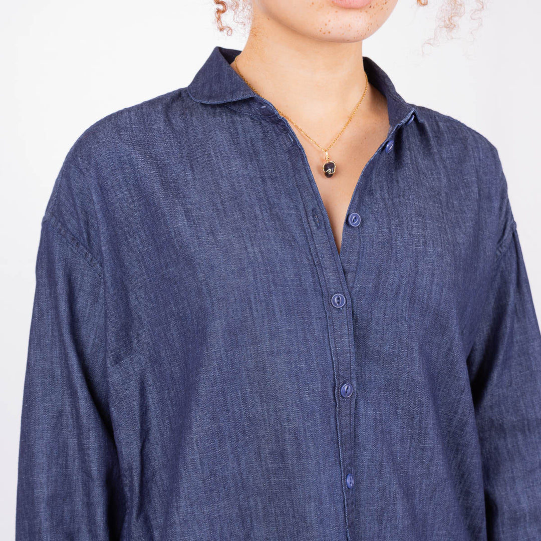 Marianne Shirt - Indigo