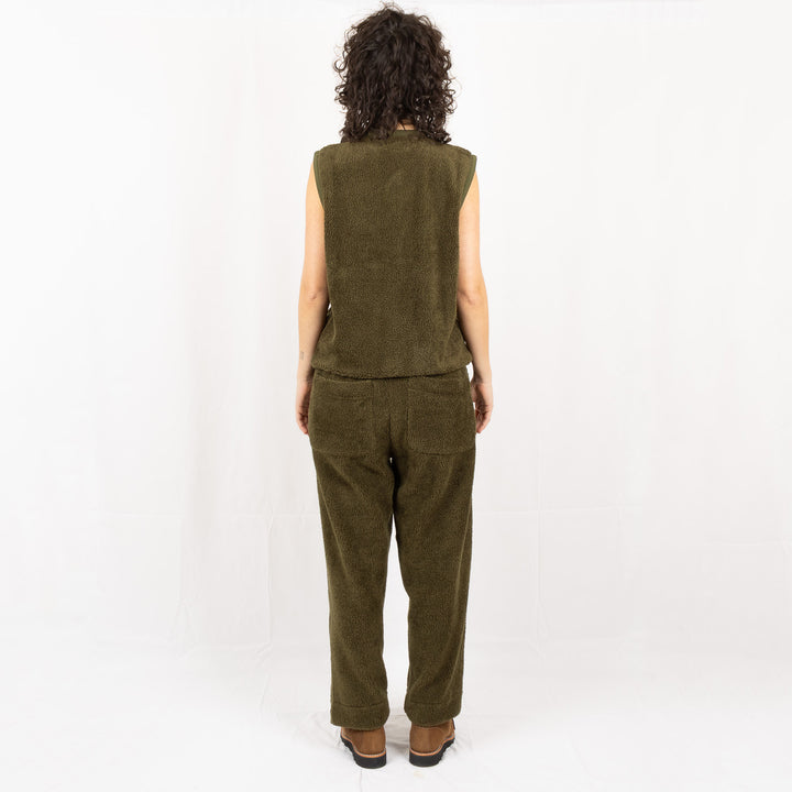 Lancaster Gilet - Olive Mountain Fleece