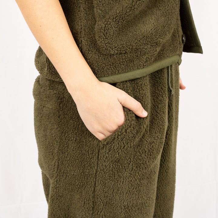 Judo Pants - Olive Mountain Fleece