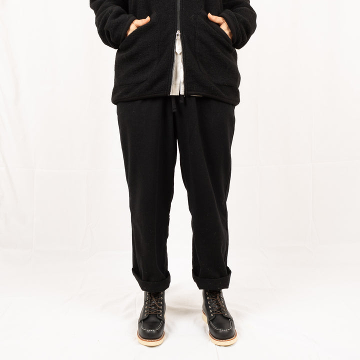 Oxford Pants - Black Recycled Soft Wool