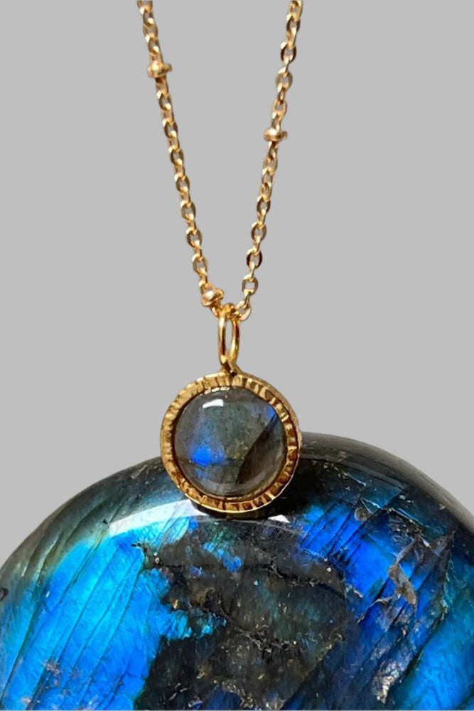 Dunia Labradorite Pendant Necklace