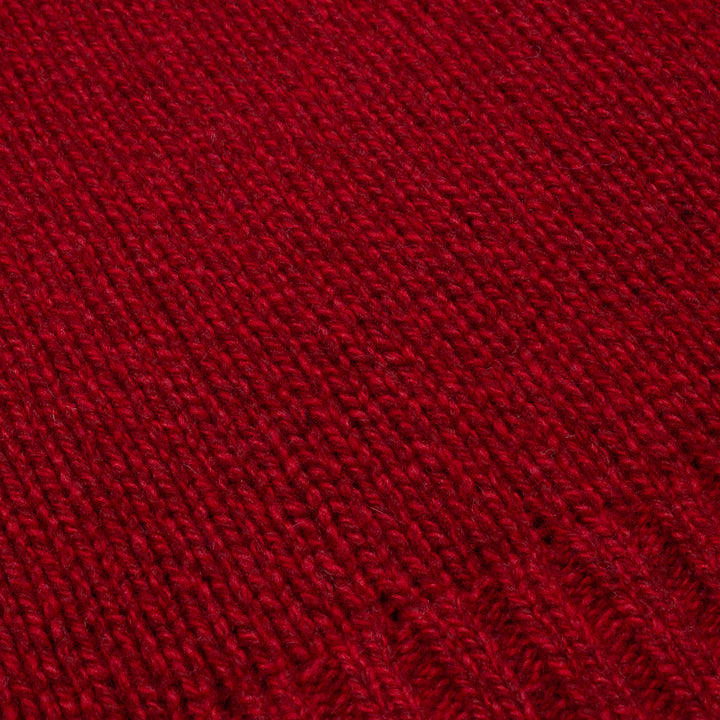 Funnel Neck Jumper - Cherry Melange