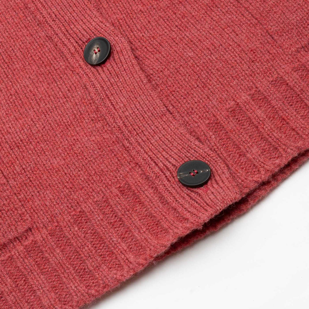 Raglan Sleeve Cardigan - Rouge