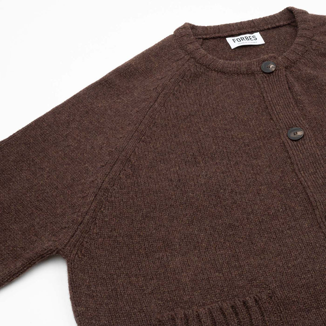 Raglan Sleeve Cardigan - Hickory