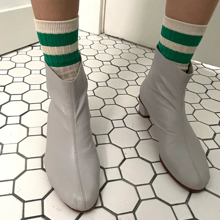 Her Varsity Socks - Green