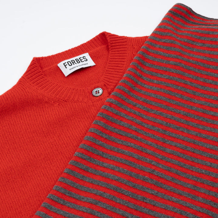 Jane Cardi & Neckerchief - Cherry