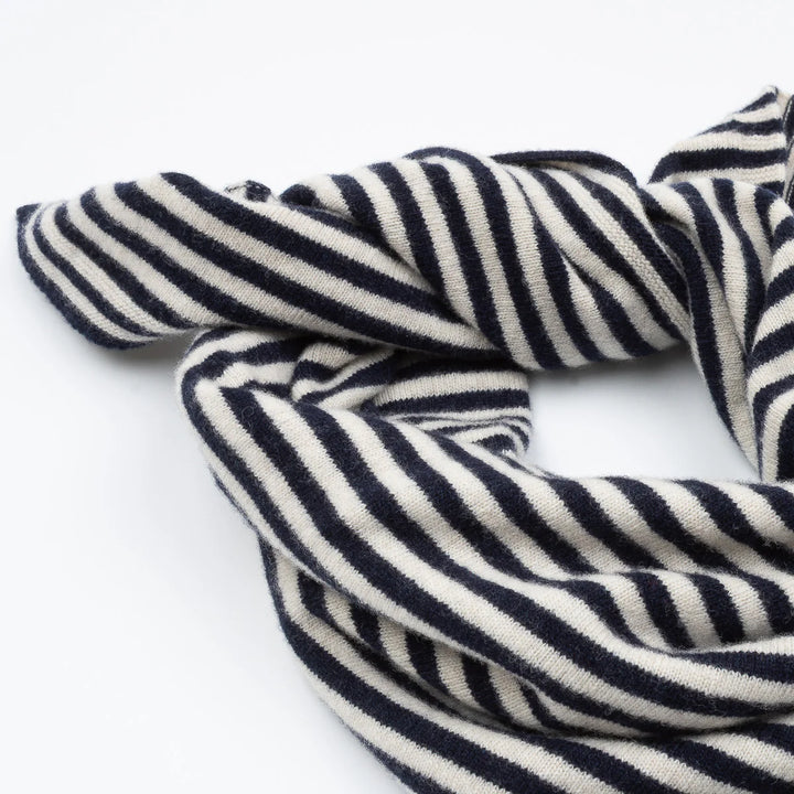 Dorothy Neckerchief - Navy/Ecru