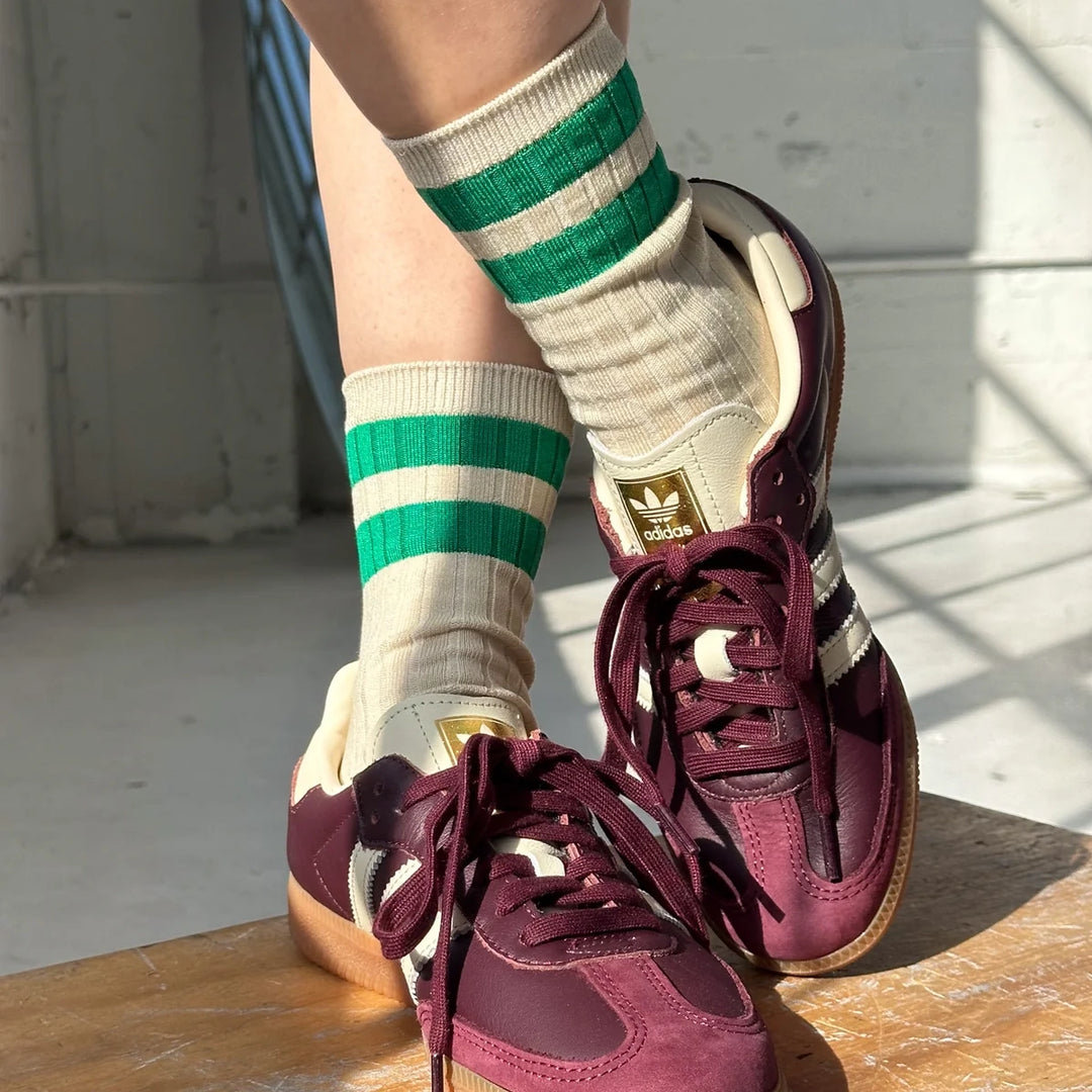 Her Varsity Socks - Green