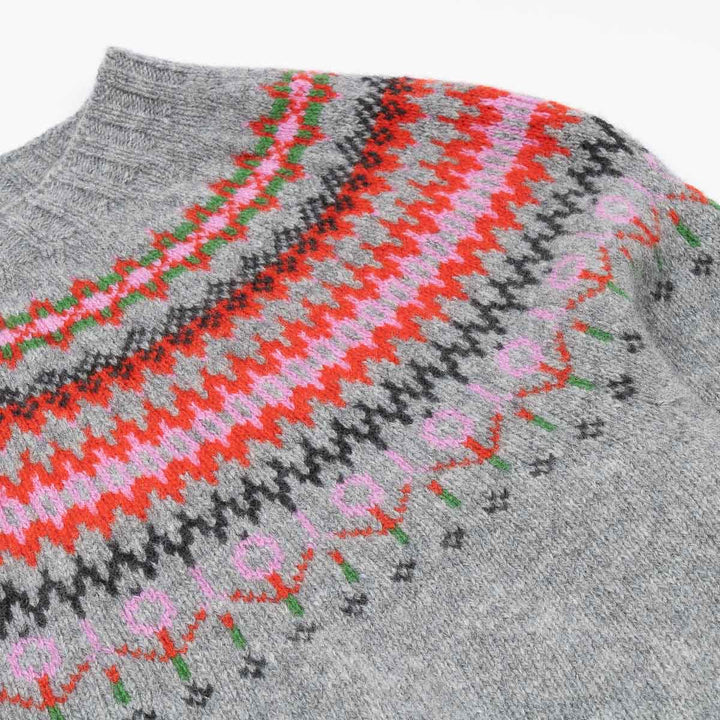 Fairisle Jumper - Flannel Grey