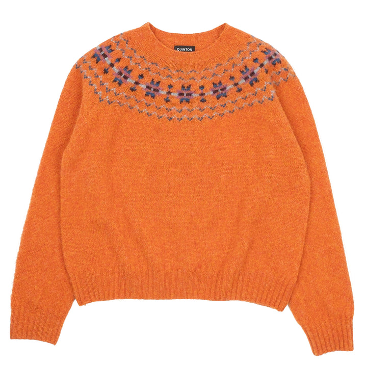 Shaggy Fairisle - Satsuma