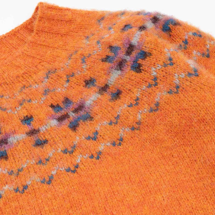 Shaggy Fairisle - Satsuma