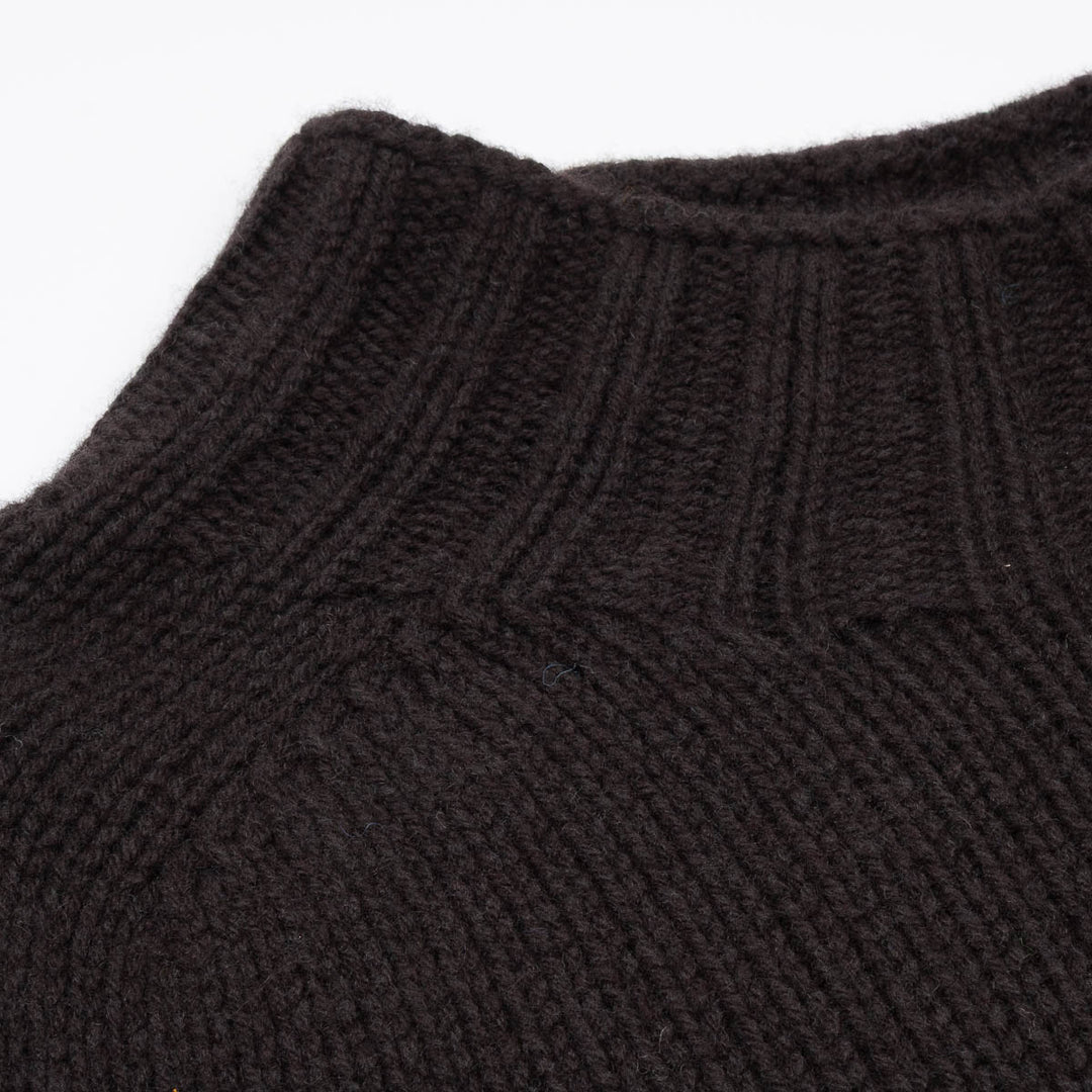 Swing Chunky Sweater - Dark Brown
