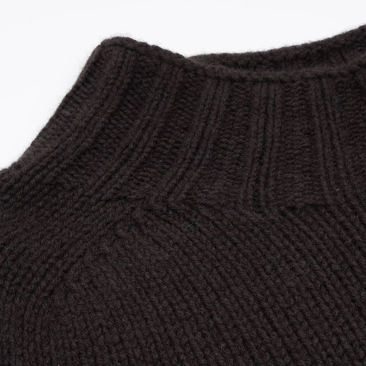 Swing Chunky Sweater - Dark Brown