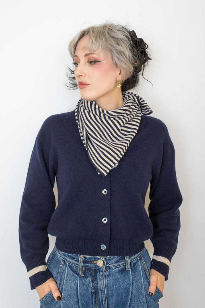 Jane Cardi & Neckerchief - Navy