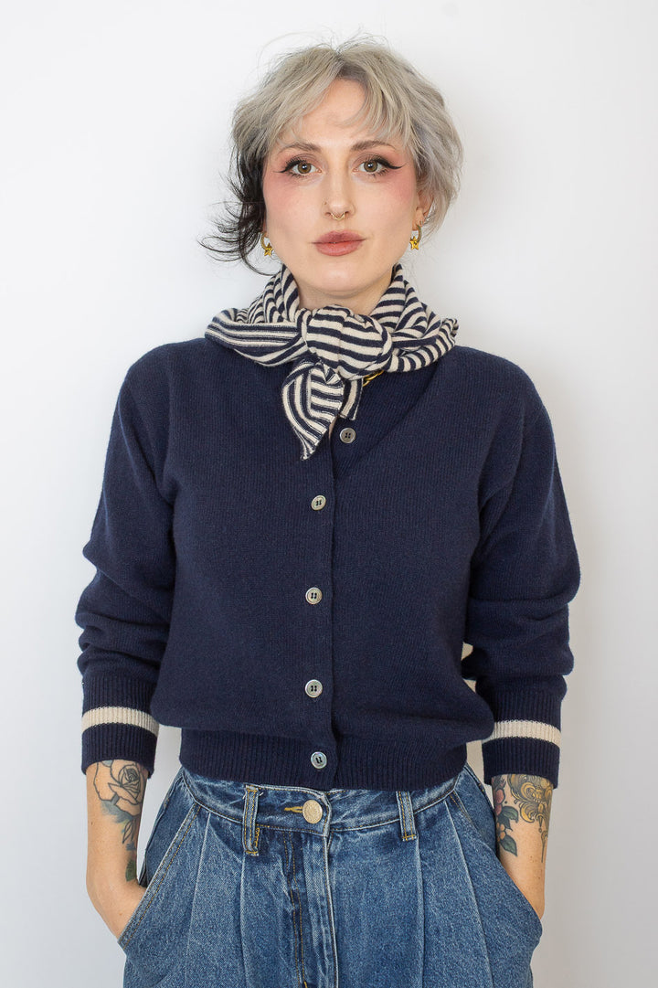 Jane Cardi & Neckerchief - Navy