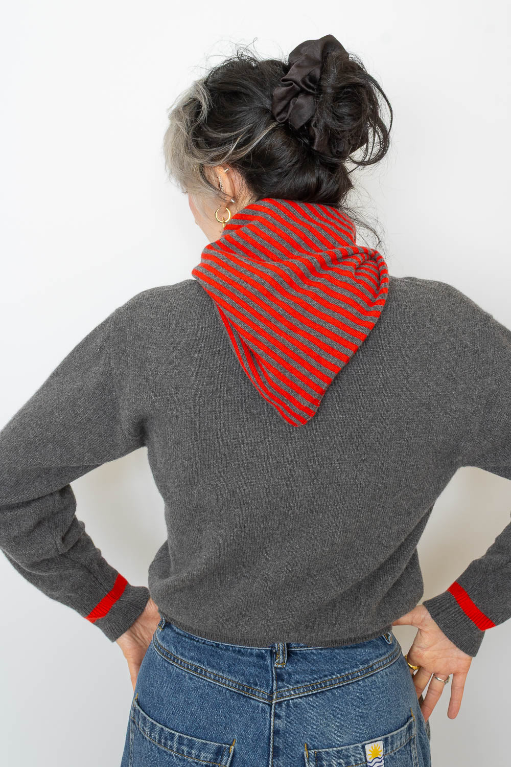 Jane Cardi & Neckerchief - Anthracite