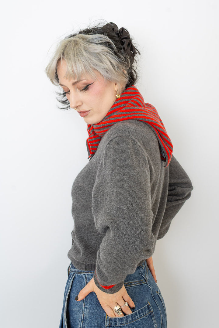 Jane Cardi & Neckerchief - Anthracite