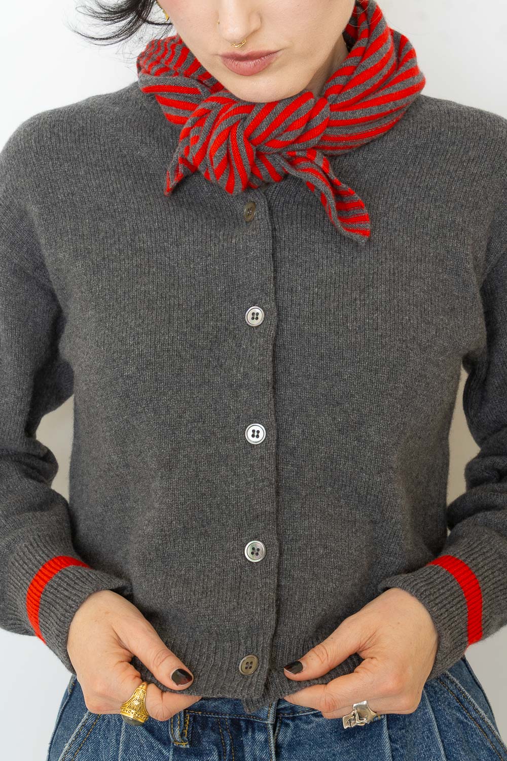 Jane Cardi & Neckerchief - Anthracite