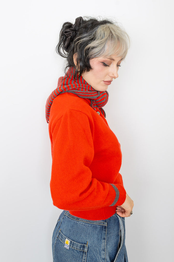 Jane Cardi & Neckerchief - Cherry