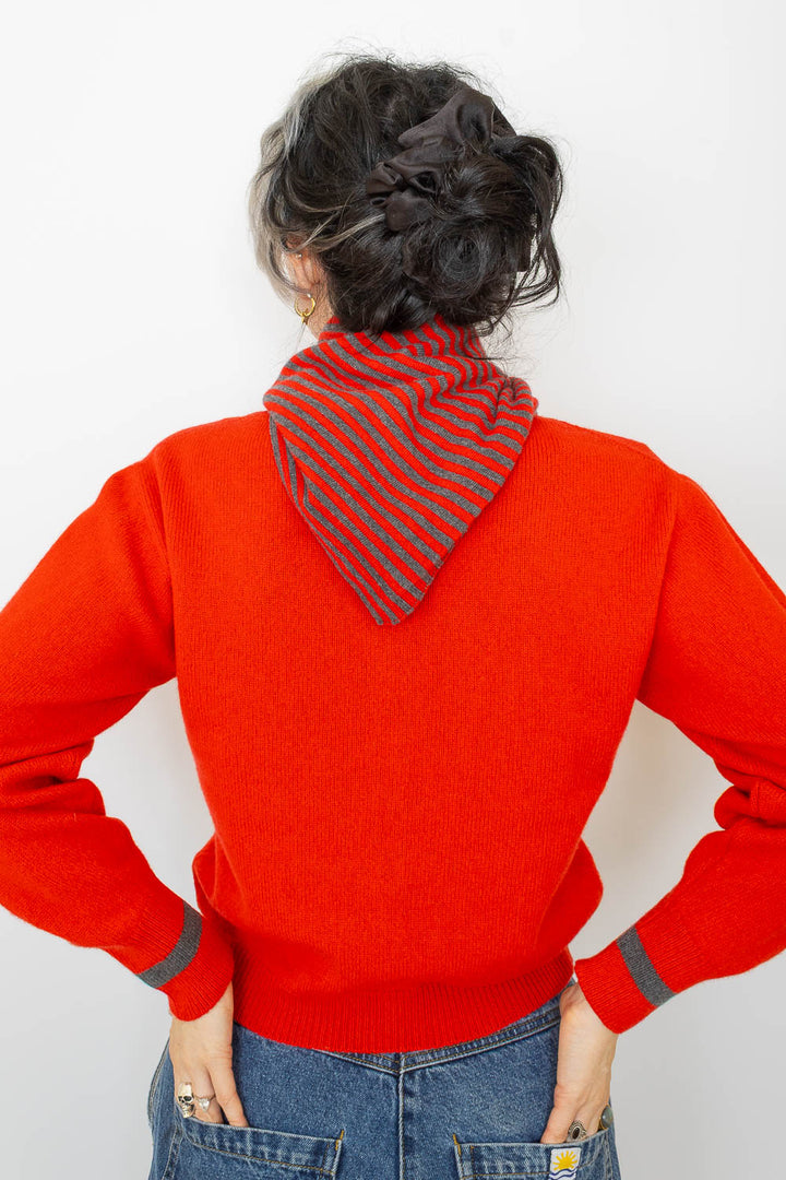 Jane Cardi & Neckerchief - Cherry